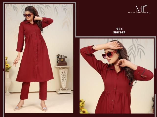 Moksh International Ice Vol 1 catalog blue kurti online india