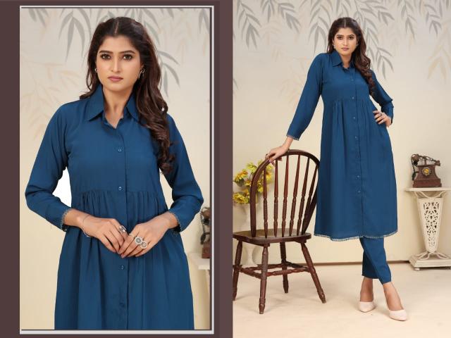 Moksh International Ice Vol 1 catalog blue kurti online india