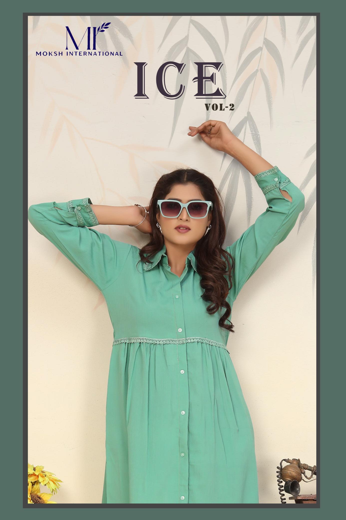 Moksh International Ice Vol 2 catalog modest co ord sets for women