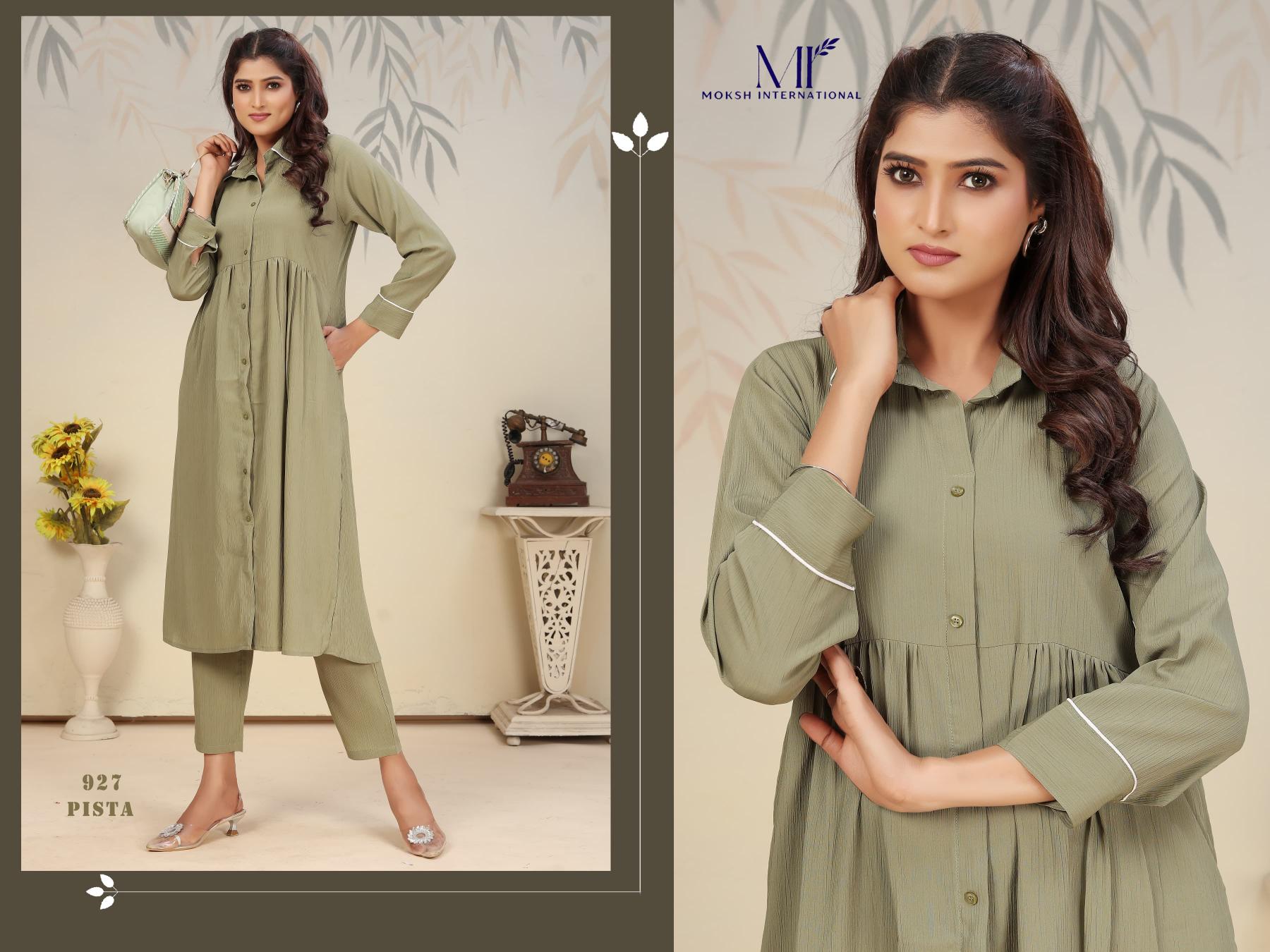 Moksh International Ice Vol 2 catalog modest co ord sets for women