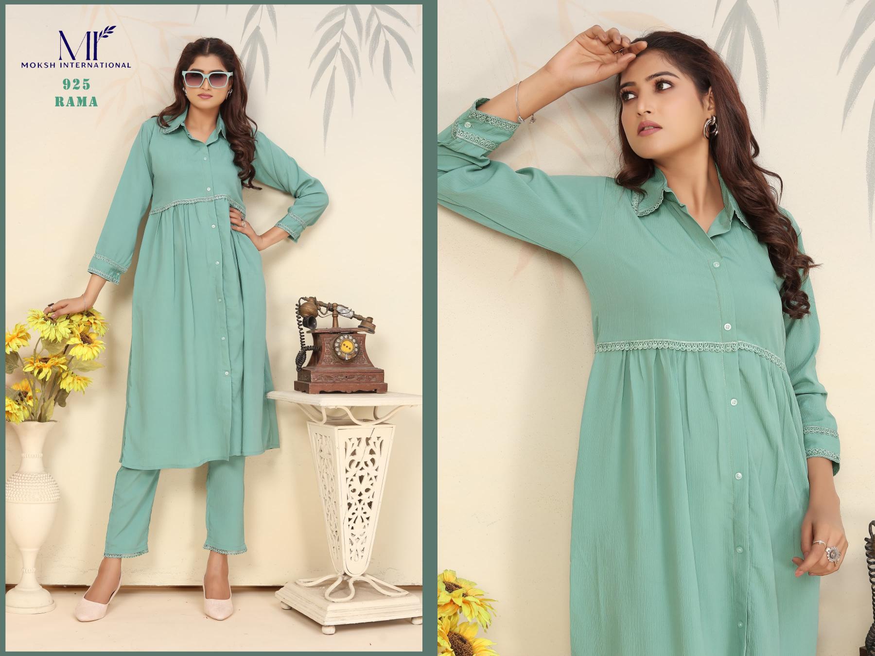 Moksh International Ice Vol 2 catalog modest co ord sets for women