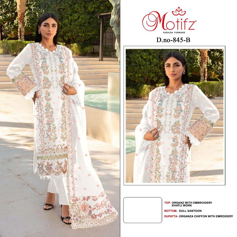 Motifz 845 ABCD Catalog pakistani girl in suit