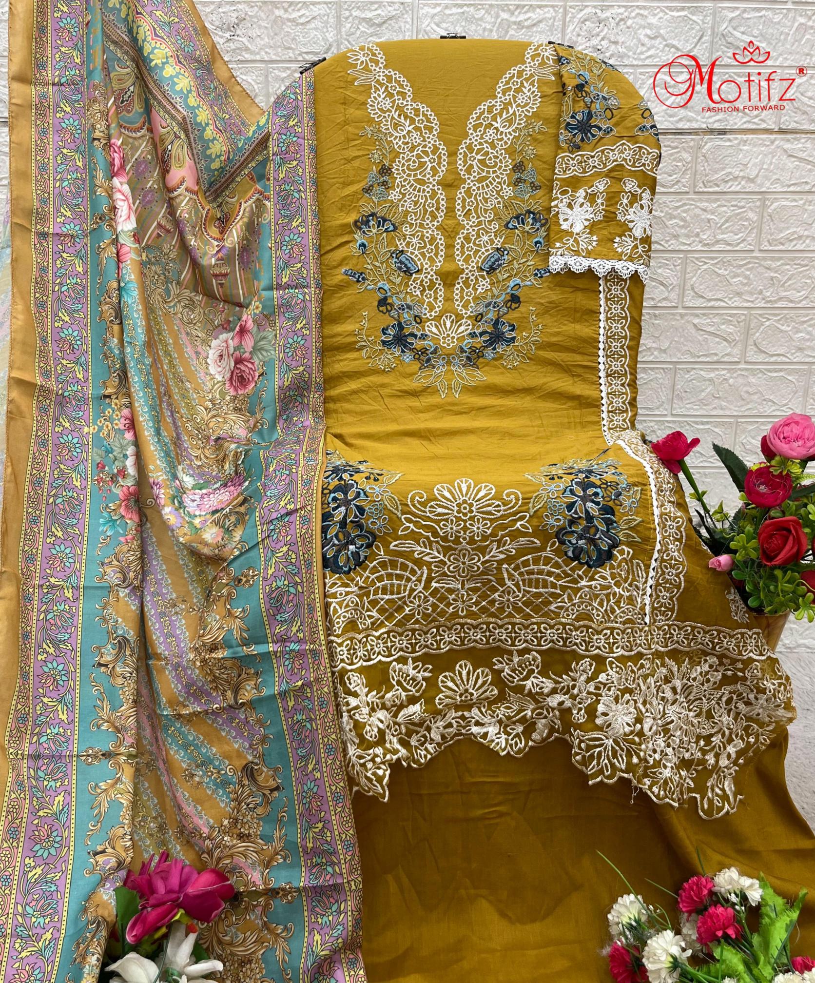 Motifz 950 Catalog party wear designer suits pakistani 2025