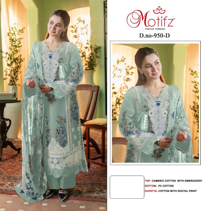 Motifz 950 Catalog party wear designer suits pakistani 2025