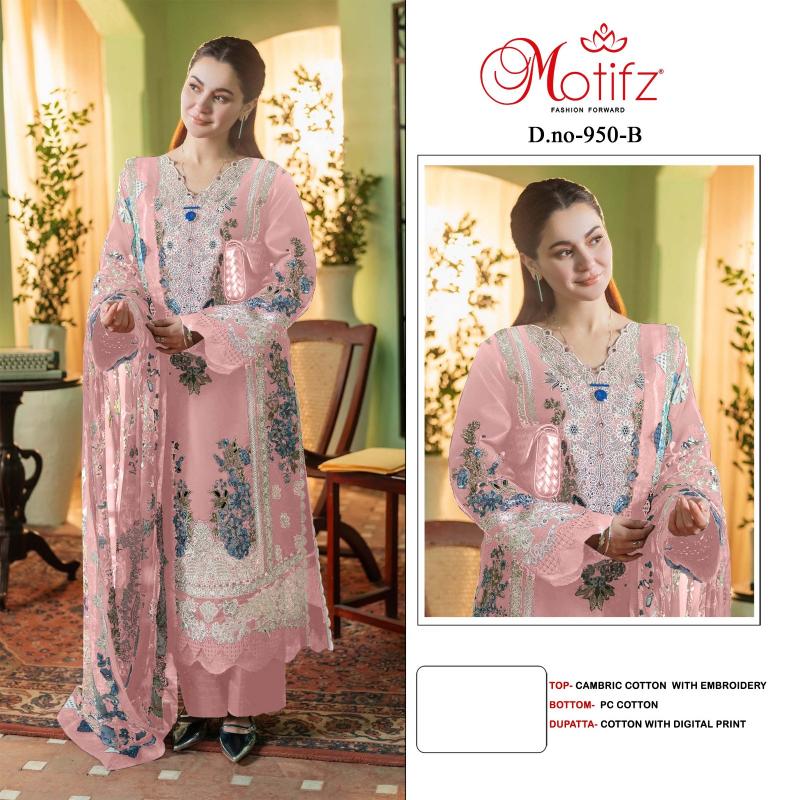Motifz 950 Catalog party wear designer suits pakistani 2025