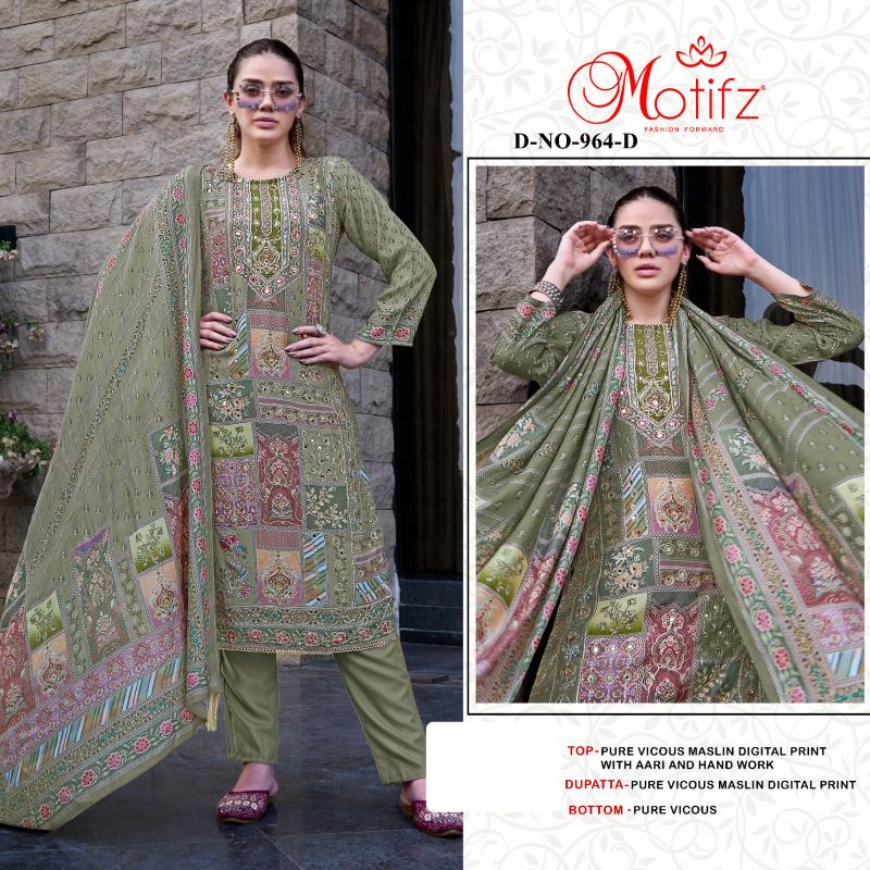 Motifz 964 Catalog pakistani wholesale replica suits in delhi