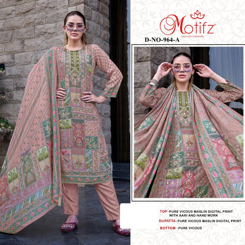 Motifz 964 Catalog pakistani wholesale replica suits in delhi