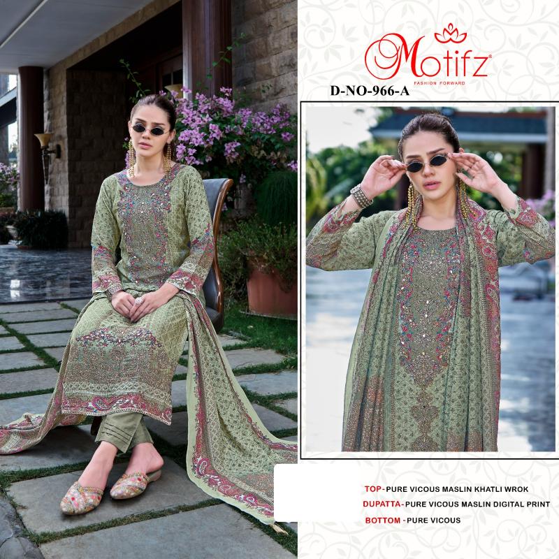 Motifz 966 Catalog wholesale market for pakistani suits in hyderabad