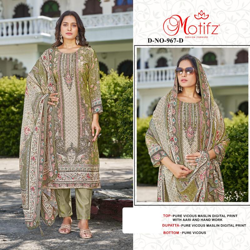 Motifz 967 Catalog pakistani online suits india