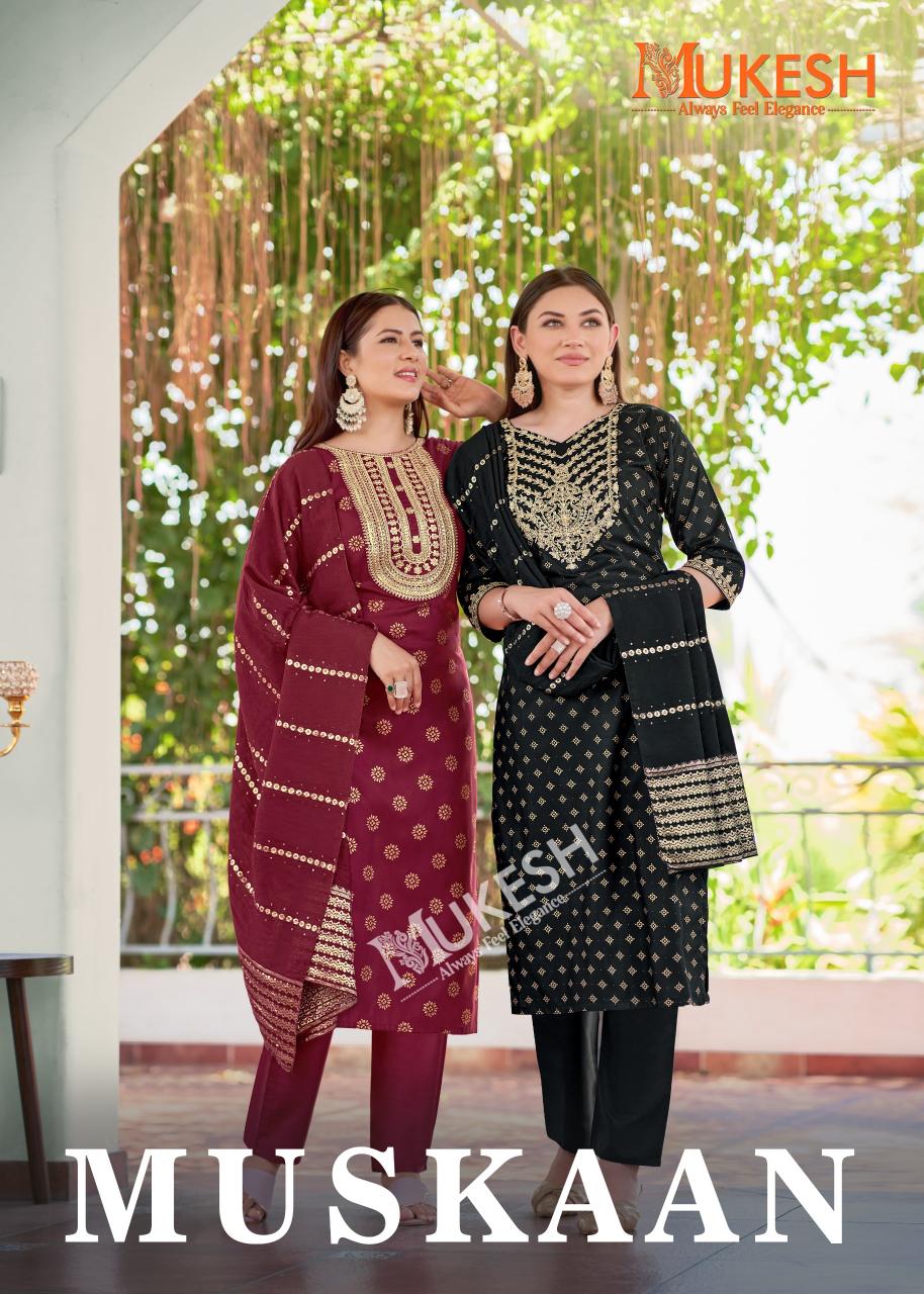 Mukesh Muskaan Catalog buy embroidered kurtis online india