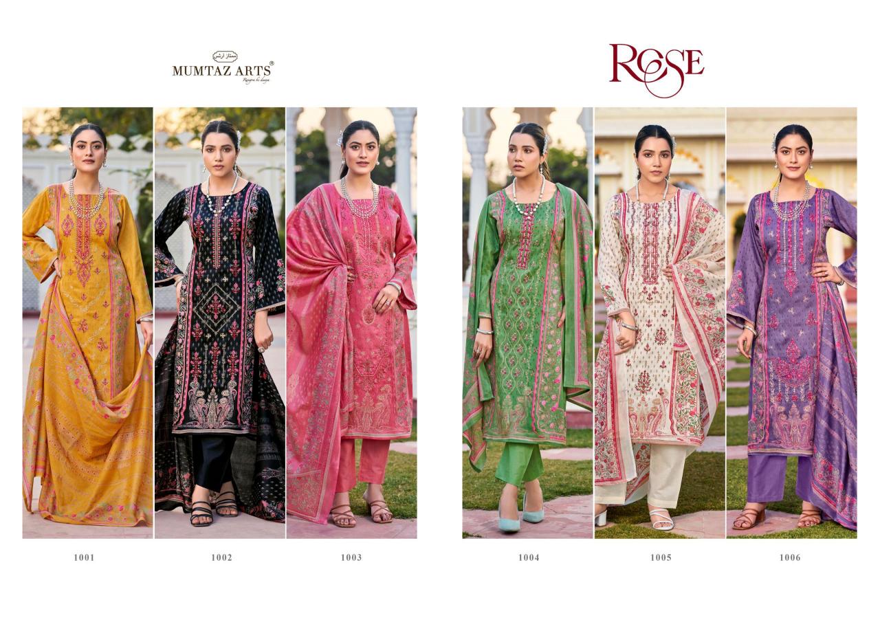 Mumtaz Arts Rose catalog new dress materials in surat wholessale