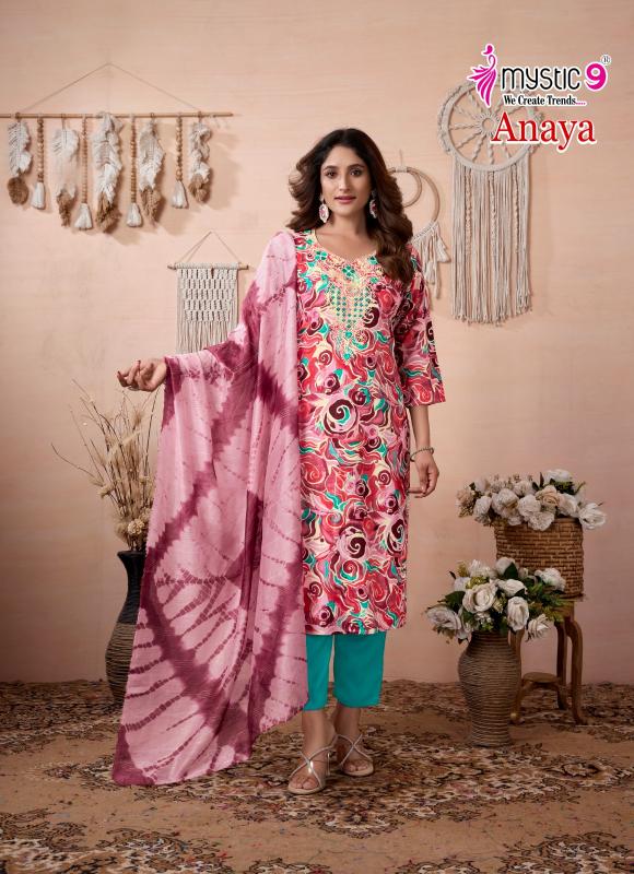 Mystic 9 Anaya Vol 3 Catalog rayon kurtis online india