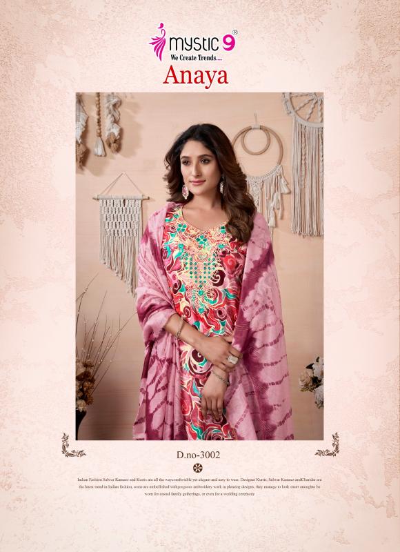 Mystic 9 Anaya Vol 3 Catalog rayon kurtis online india