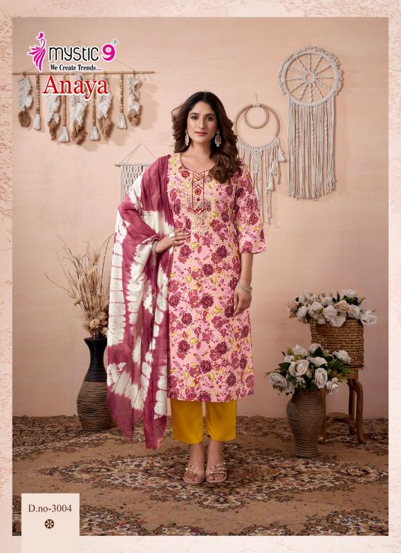Mystic 9 Anaya Vol 3 Catalog rayon kurtis online india
