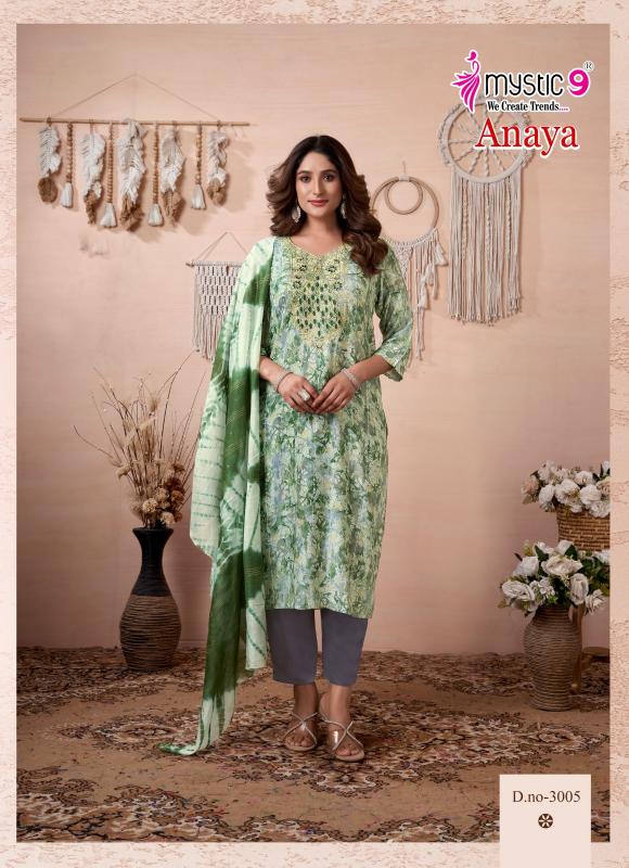 Mystic 9 Anaya Vol 3 Catalog rayon kurtis online india