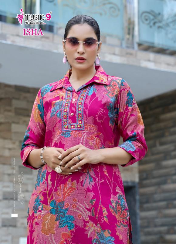 Mystic 9 Isha vol 1 catalog print coord set wholesale market