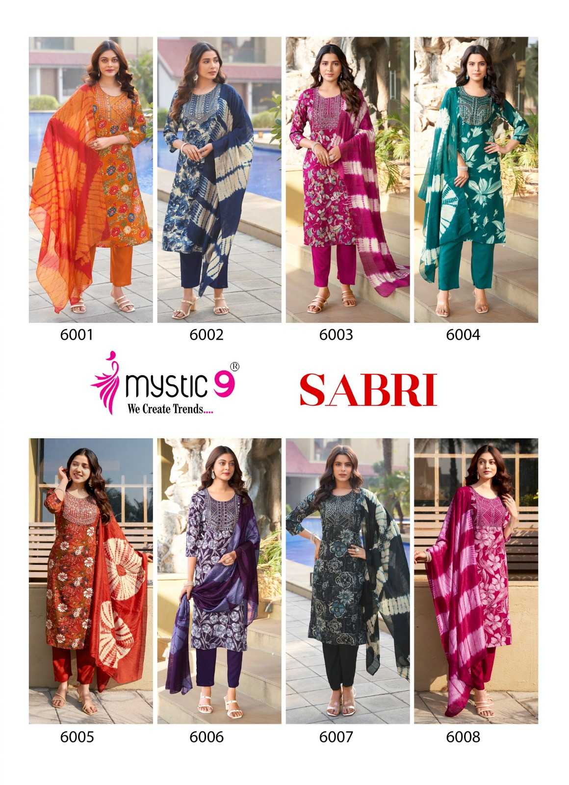 Mystic 9 Sabri Vol 6 Catalog indian kurtis online usa