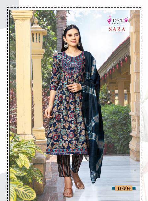 Mystic 9 Sara Vol 16 Catalog top kurti manufacturer in jaipur