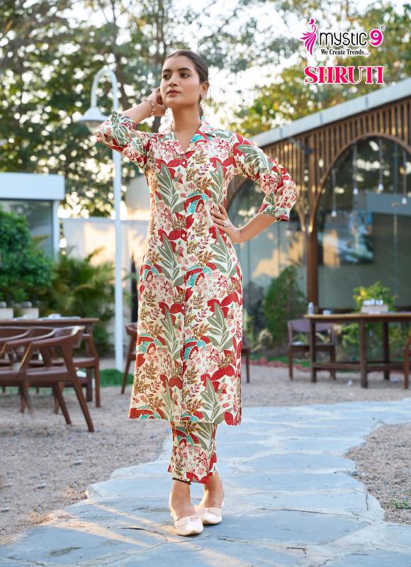 Mystic 9 Shruti Vol 1 Catalog coord set wholesale in delhi