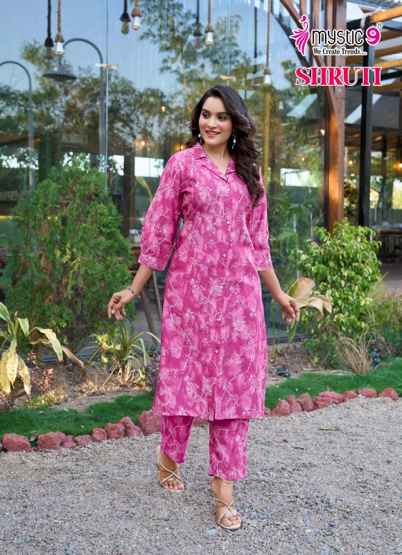 Mystic 9 Shruti Vol 1 Catalog coord set wholesale in delhi
