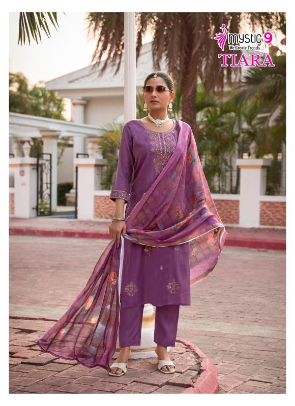 Mystic 9 Tiara Catalog jaipuri kurtis wholesale in mumbai