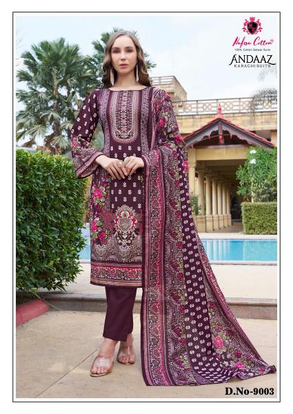 Nafisa Andaaz Vol-9 – Karachi Dress Matetrial - Wholesale Catalog