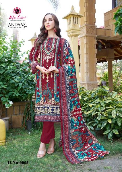 Nafisa Andaaz Vol-9 – Karachi Dress Matetrial - Wholesale Catalog