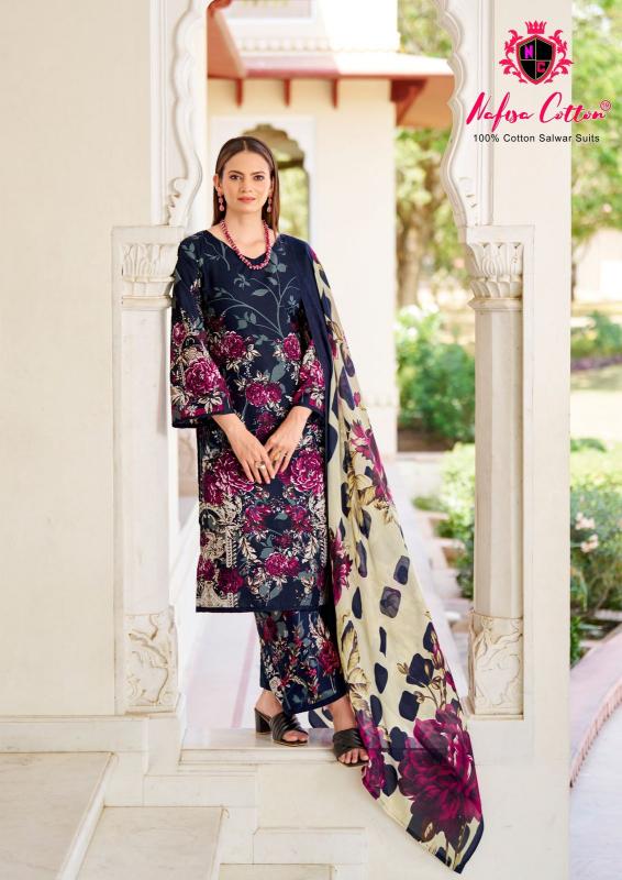 Nafisa Hoor Vol-01 – Karachi Dress Material - Wholesale Catalog