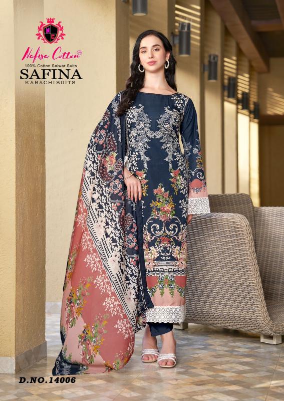 Nafisa Safina Vol-14 – Karachi Dress Material - Wholesale Catalog