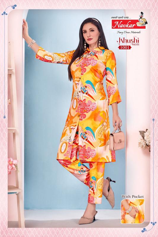 Navkar Khushi vol 1 catalog co ord set for women wholesale