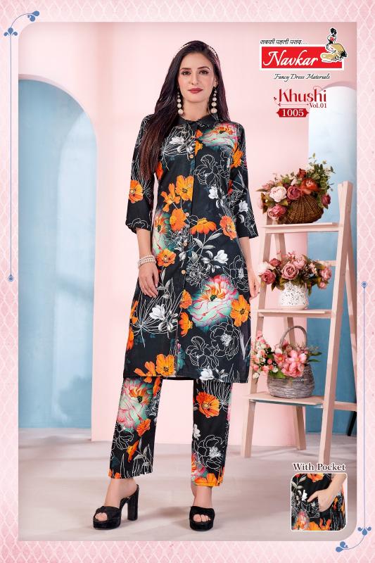 Navkar Khushi vol 1 catalog co ord set for women wholesale