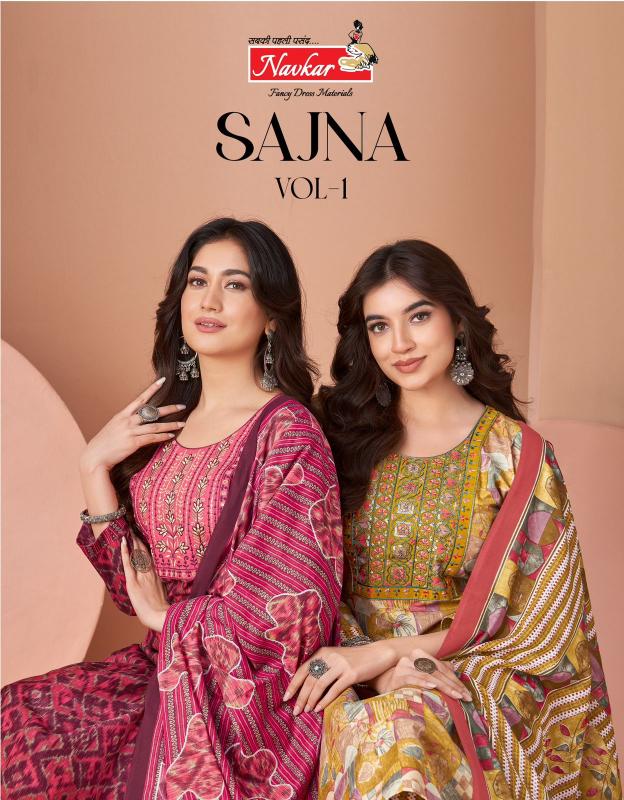 Navkar Sajna Vol 1 Catalog cotton indian kurtis