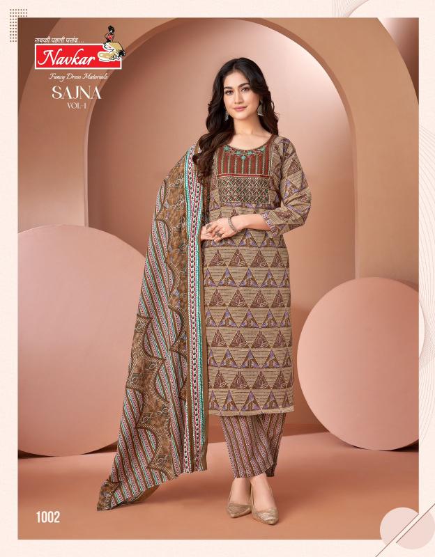 Navkar Sajna Vol 1 Catalog cotton indian kurtis