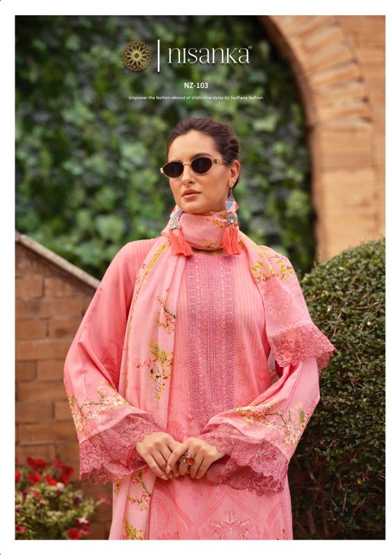 Nisanka Nizaam catalog bandhej salwar kameez wholesale