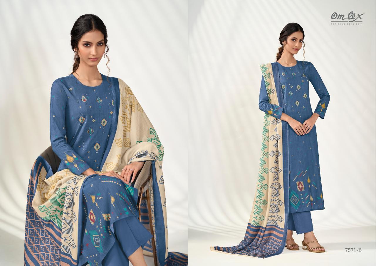 Omtex Bold Fashion catalog unstitched salwar kameez wholesalers