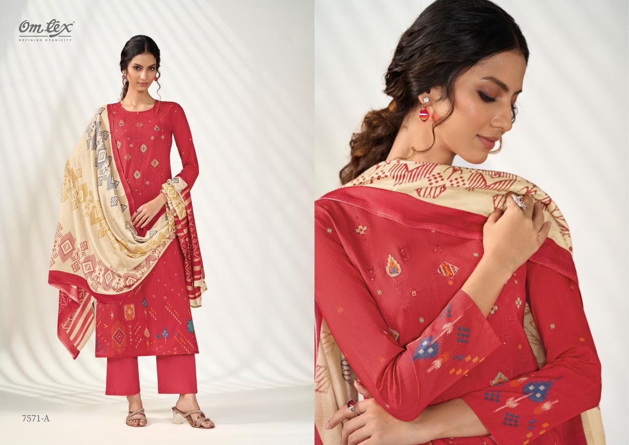Omtex Bold Fashion catalog unstitched salwar kameez wholesalers