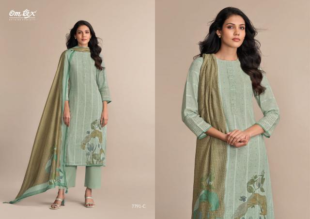 Omtex Desi Twist catalog unstitched heavy salwar kameez in jaipur wholesale