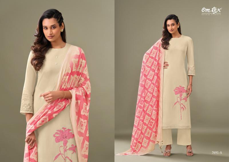 Omtex Estiva Catalog salwar kameez dress materials wholesale