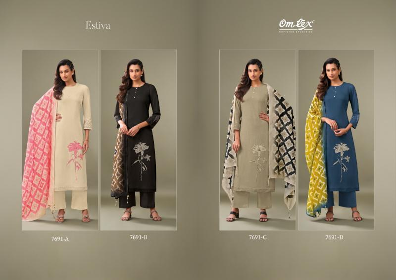 Omtex Estiva Catalog salwar kameez dress materials wholesale