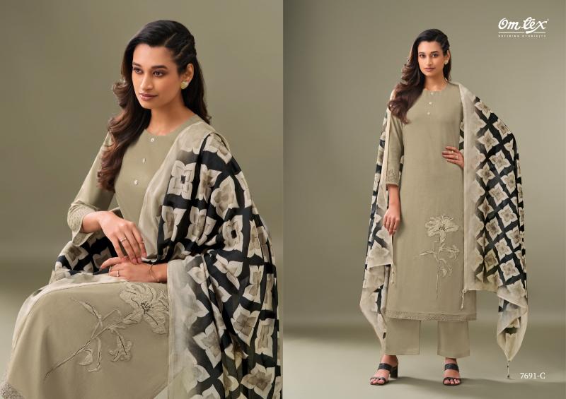Omtex Estiva Catalog salwar kameez dress materials wholesale