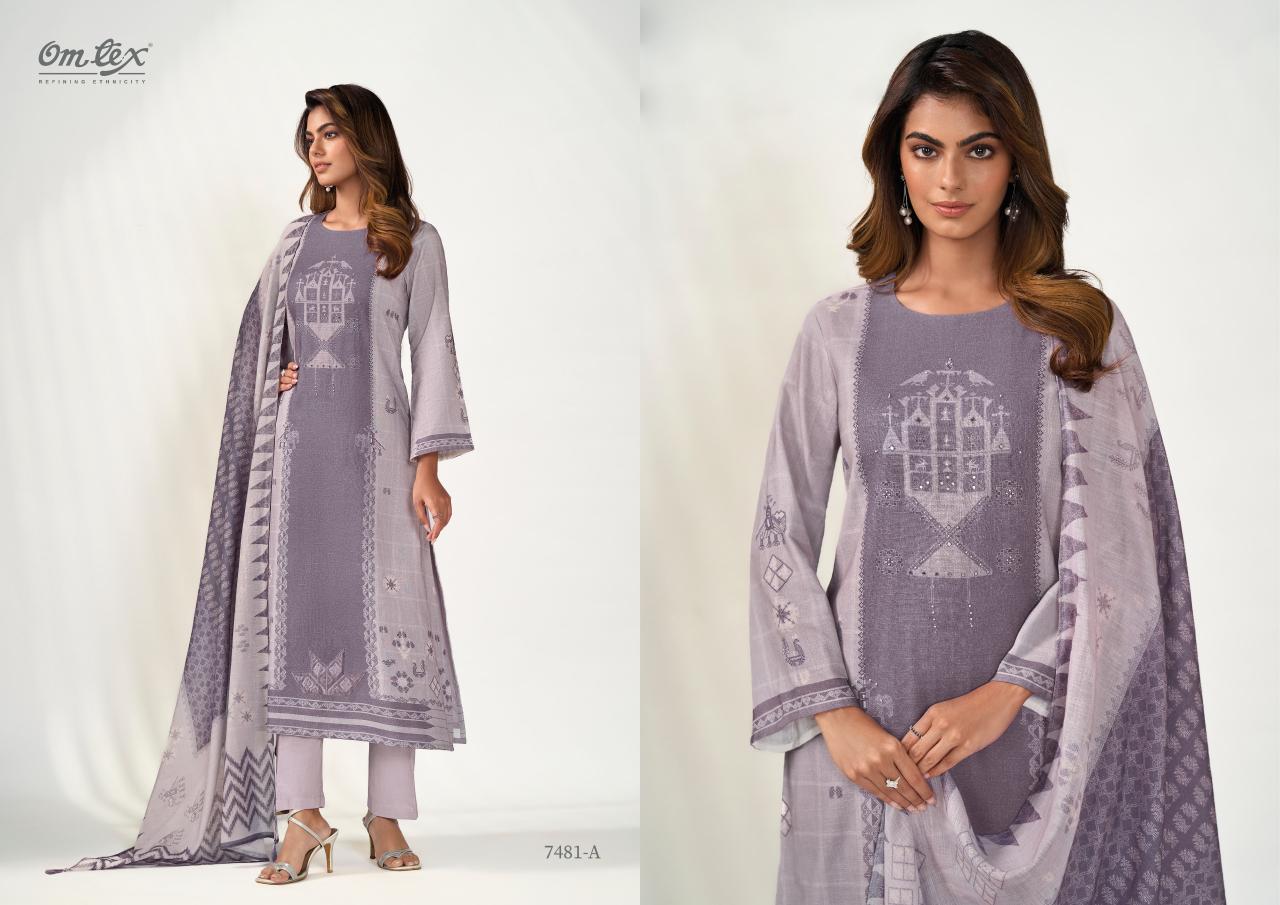 Omtex Poshak Catalog wholesale salwar kameez suits