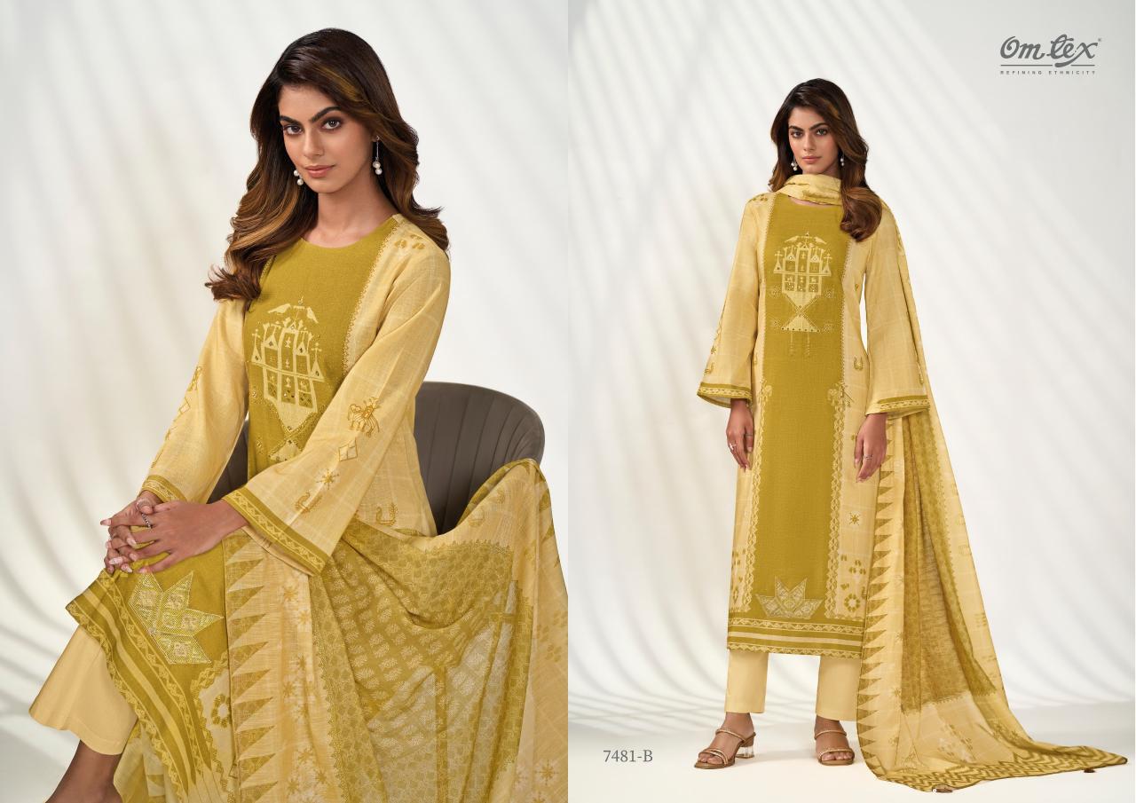Omtex Poshak Catalog wholesale salwar kameez suits