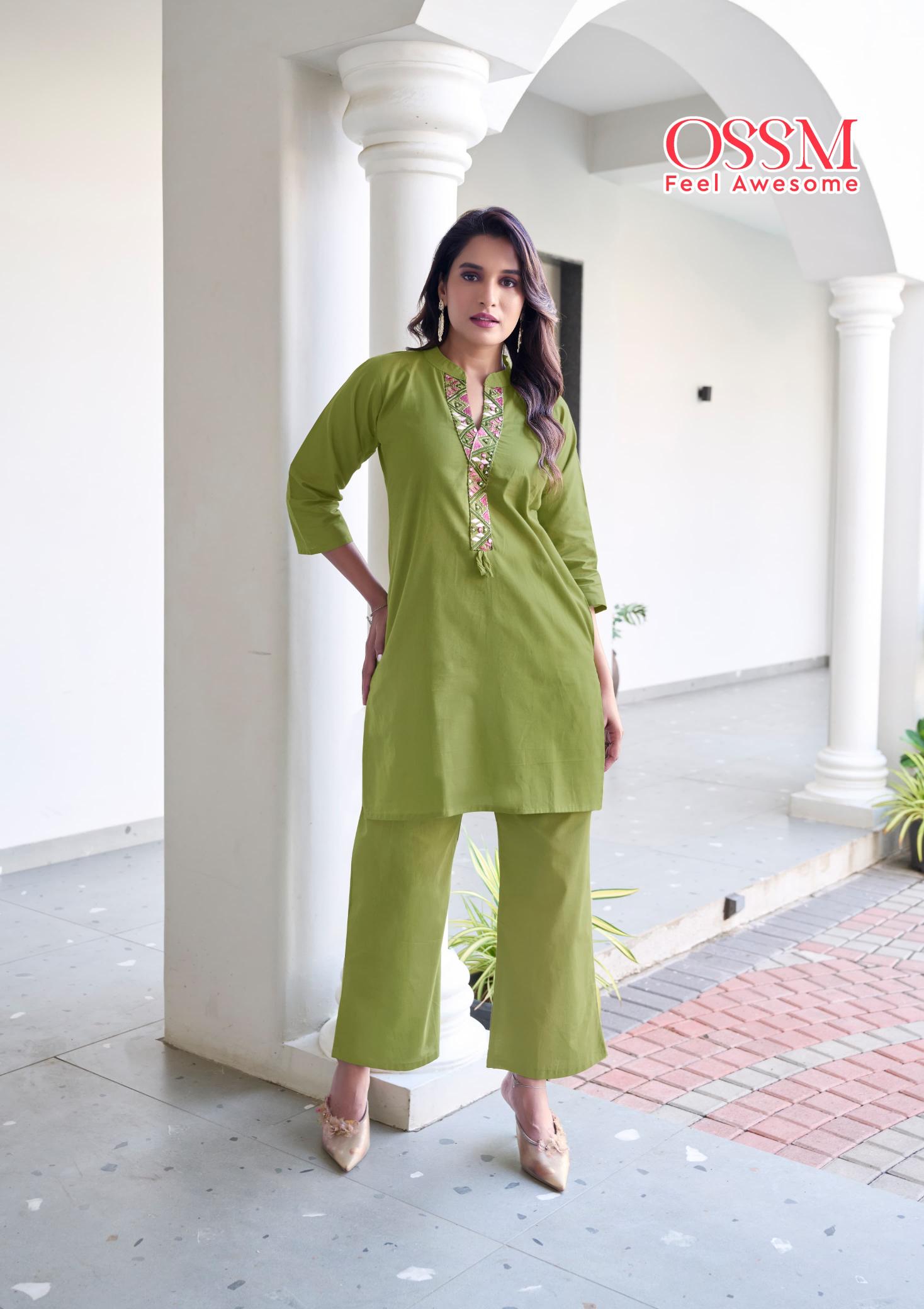 Ossm Sara catalog co ord sets manufacturers in india
