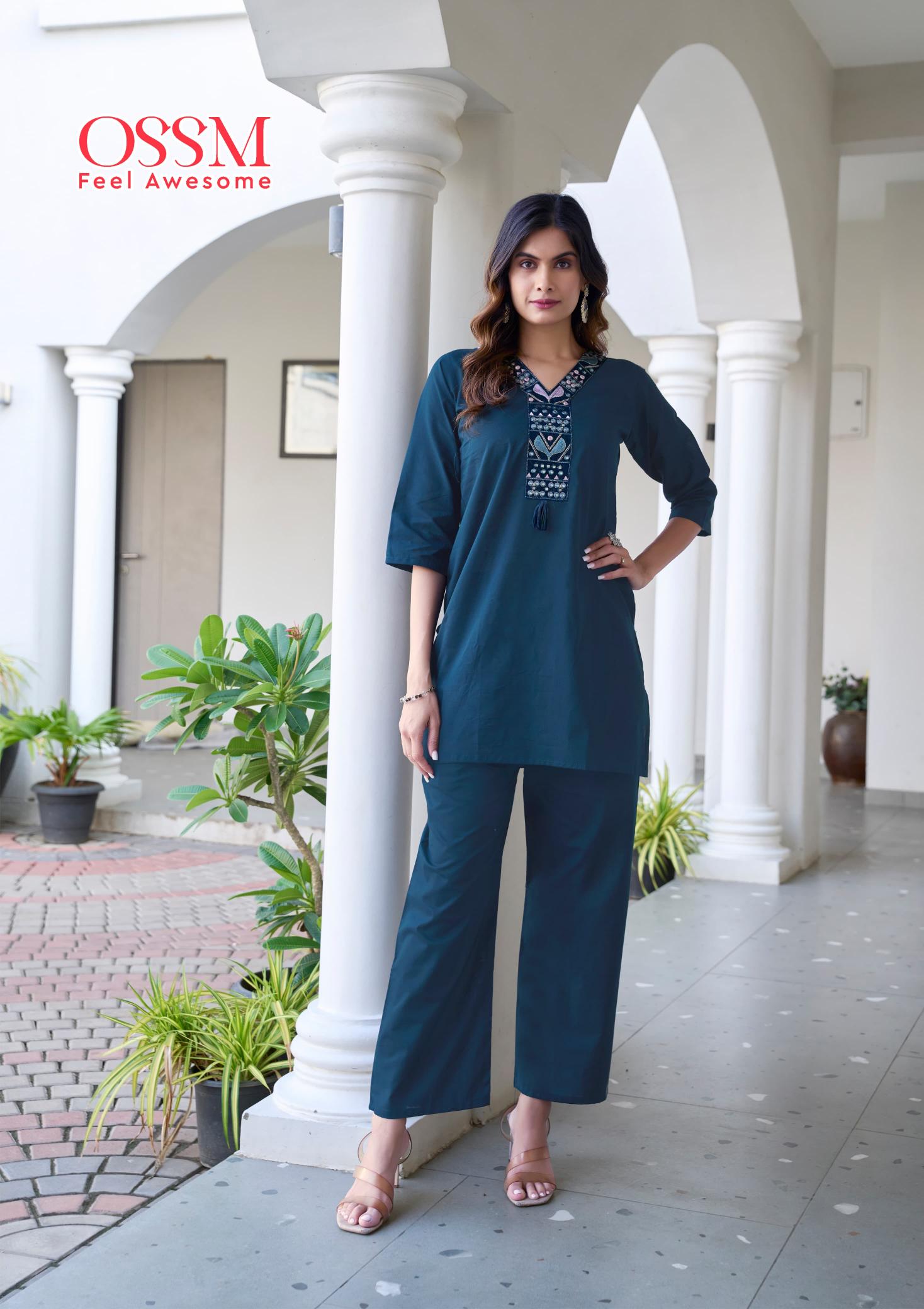 Ossm Sara catalog co ord sets manufacturers in india