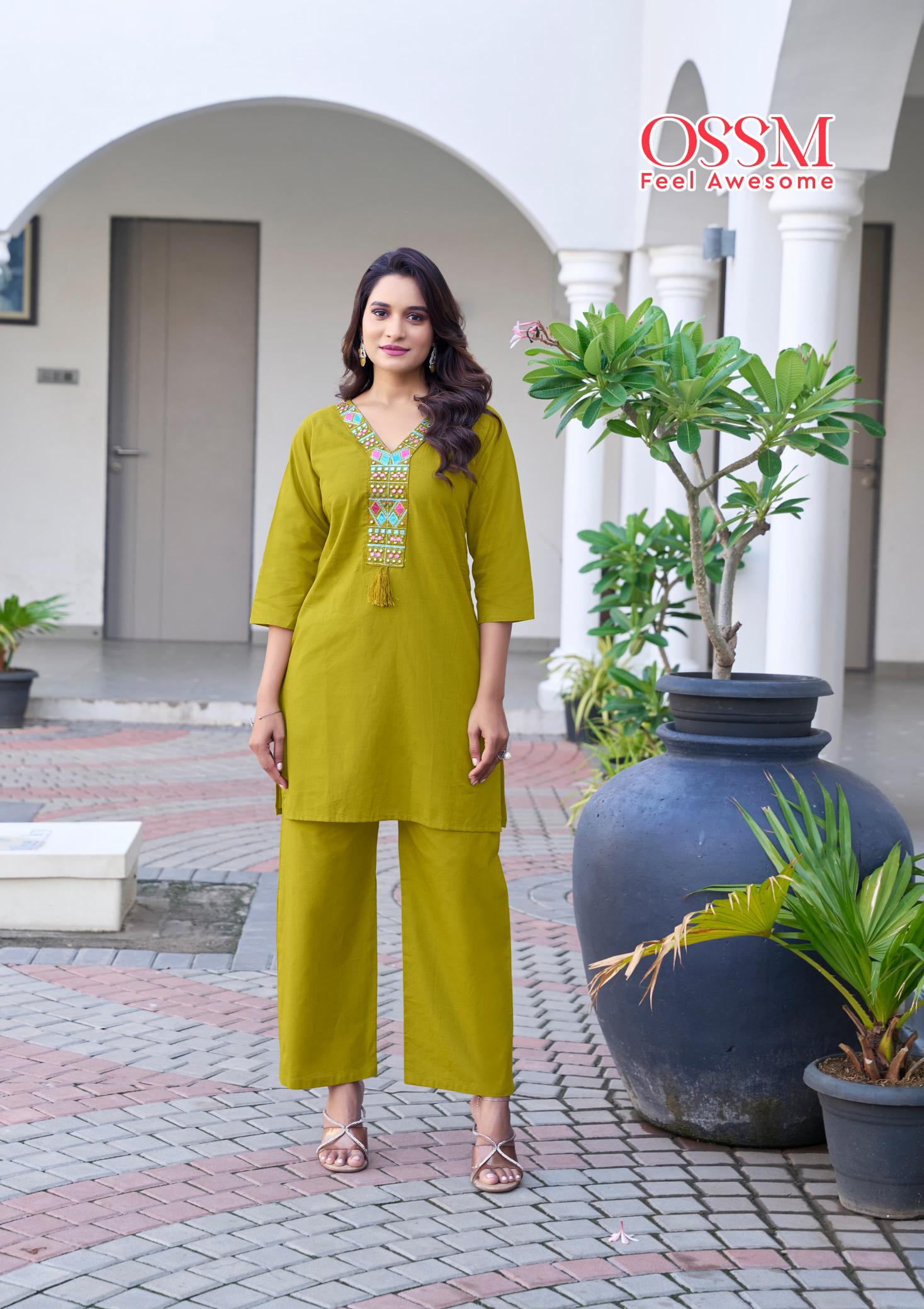Ossm Sara catalog co ord sets manufacturers in india