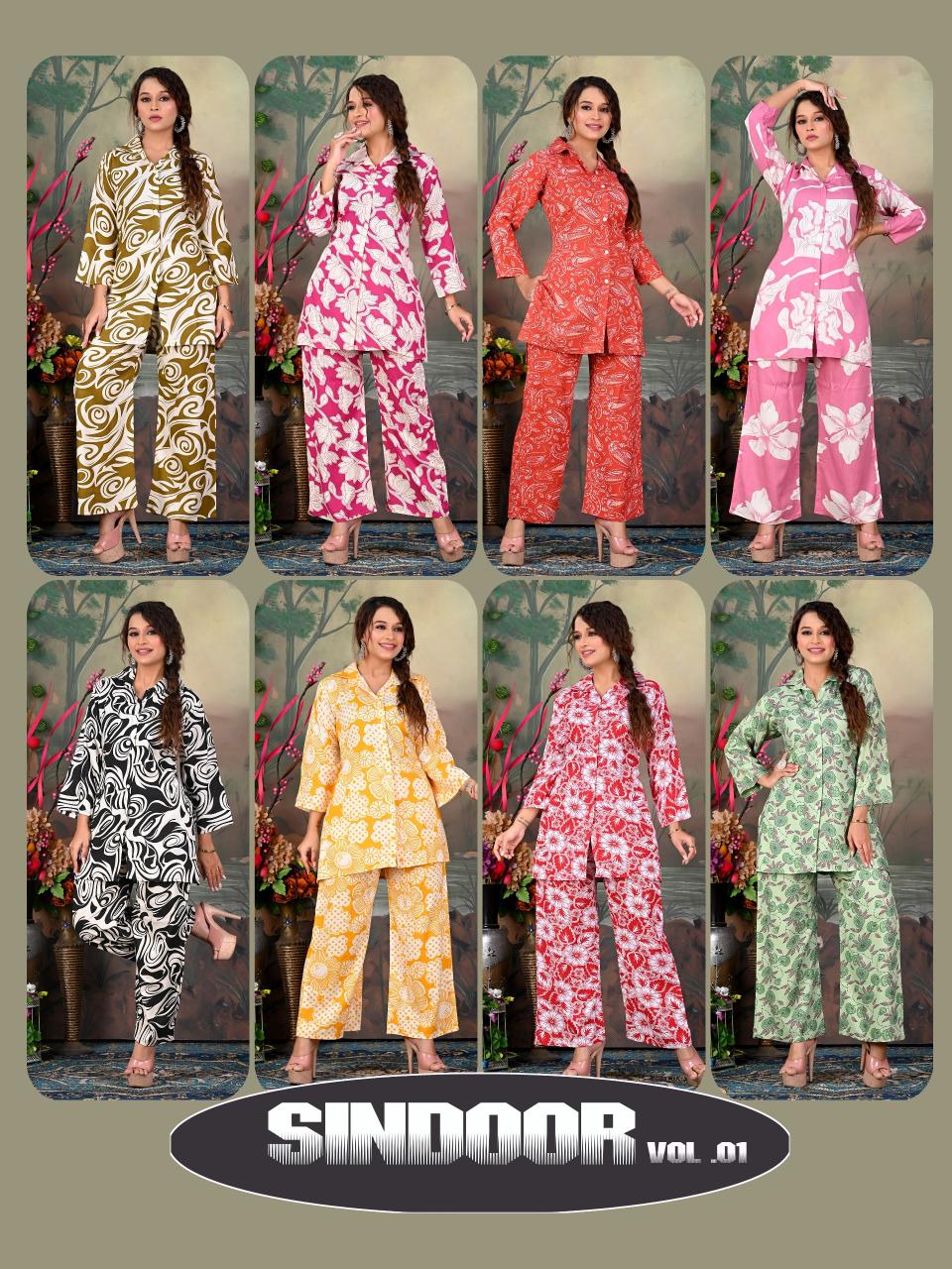Padmavat Sindoor Vol 1 catalog wholesale co ord sets manufacturers in india
