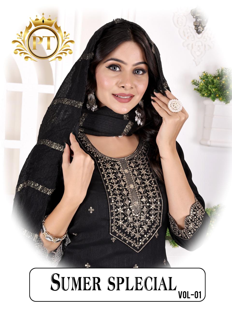 Padmavat Sumer Special Vol 1 Catalog chanderi silk kurtis online india