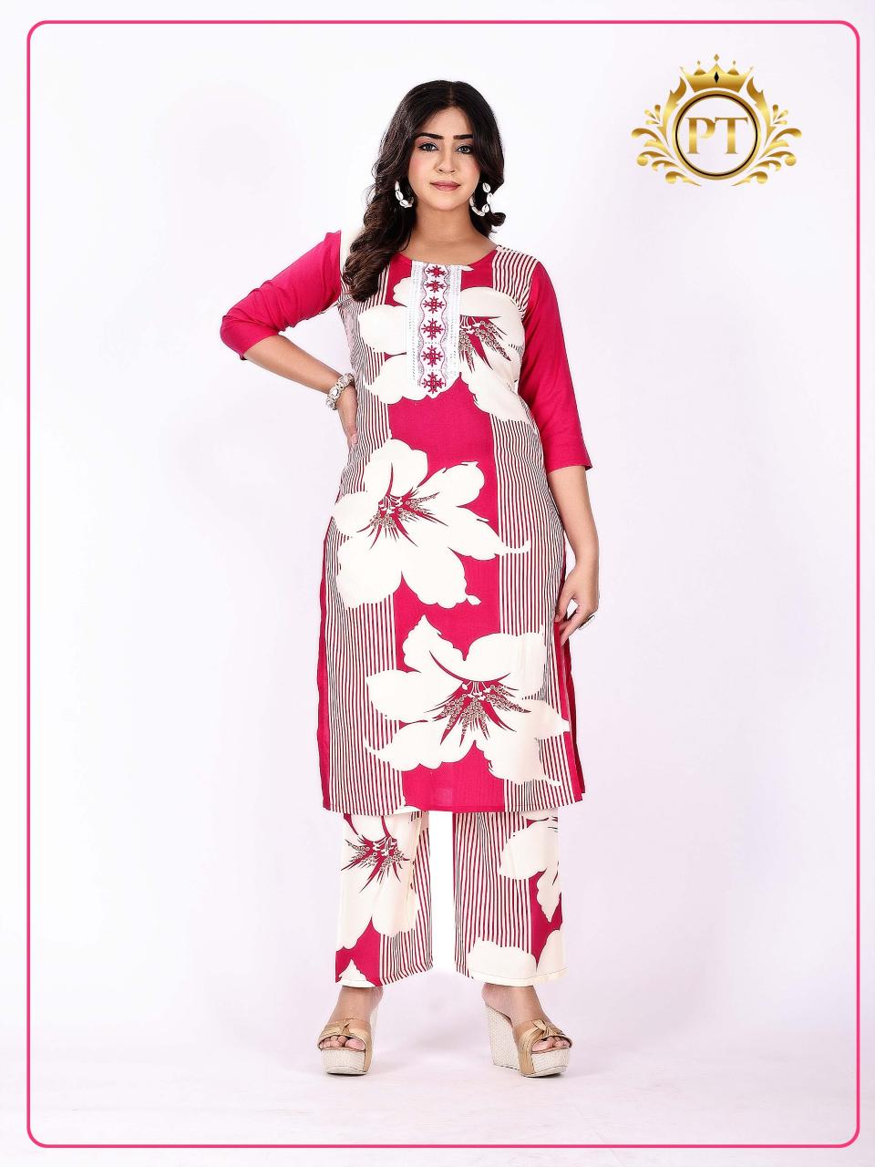 Padmavati Chingari Vol 3 catalog rayon modest co ord set