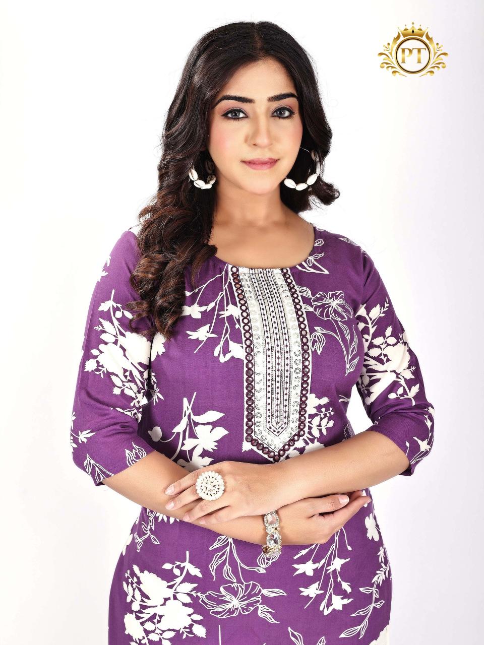 Padmavati Chingari Vol 3 catalog rayon modest co ord set