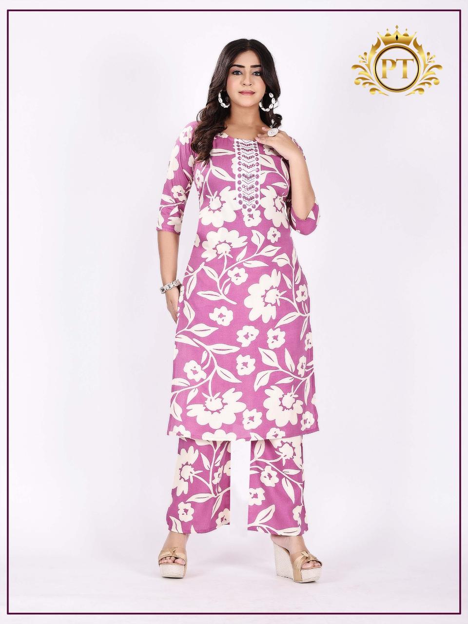 Padmavati Chingari Vol 3 catalog rayon modest co ord set